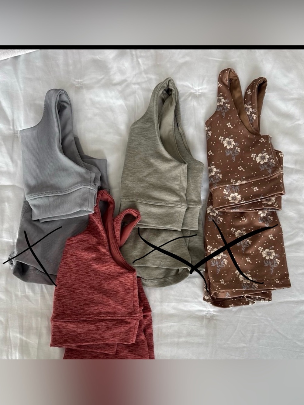 Rylee & Cru active dancewear tops